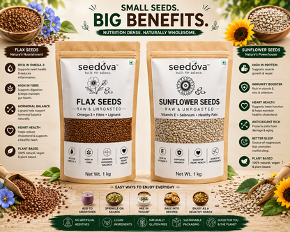 Sunflower + Flax Seeds Combo
