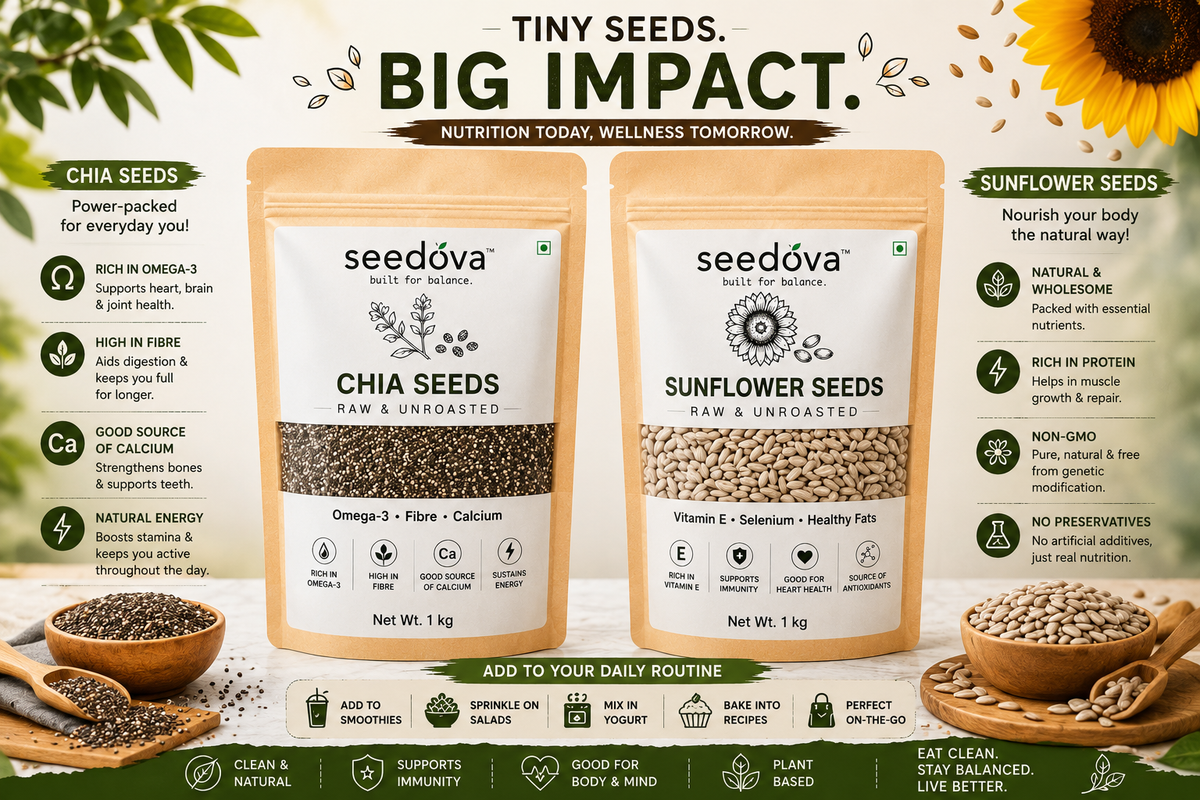 Chia + Sunflower Seeds Combo