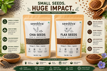 Chia + Flax Seeds Combo