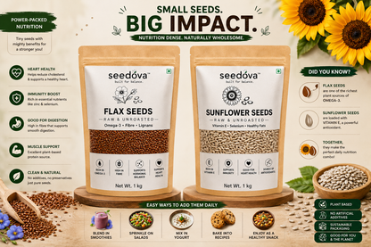 Sunflower + Flax Seeds Combo