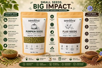 Pumpkin + Flax Seeds Combo