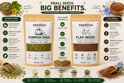 Pumpkin + Flax Seeds Combo