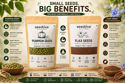 Pumpkin + Flax Seeds Combo