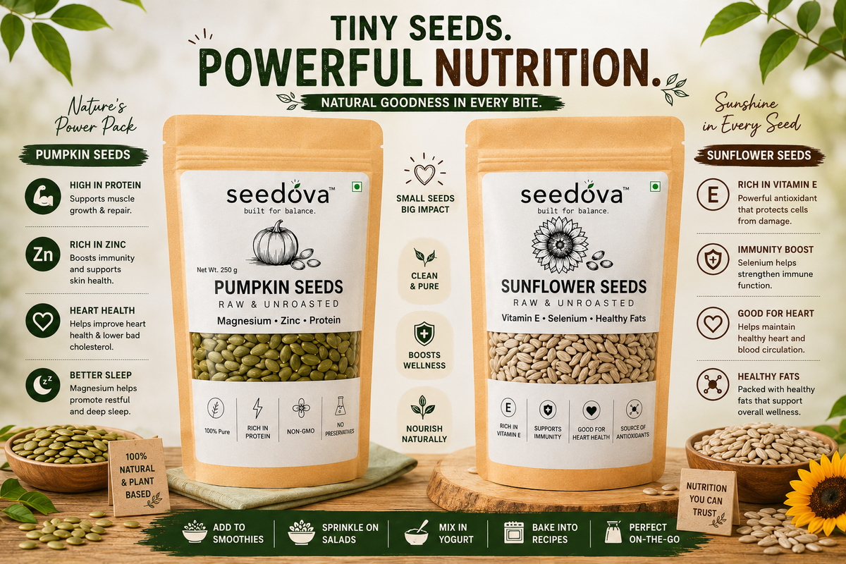 Pumpkin + Sunflower Seeds Combo