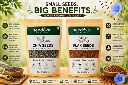 Chia + Flax Seeds Combo