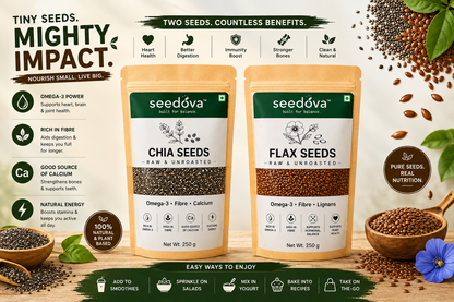 Chia + Flax Seeds Combo