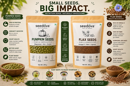 Pumpkin + Flax Seeds Combo