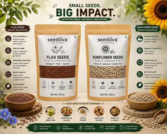 Sunflower + Flax Seeds Combo
