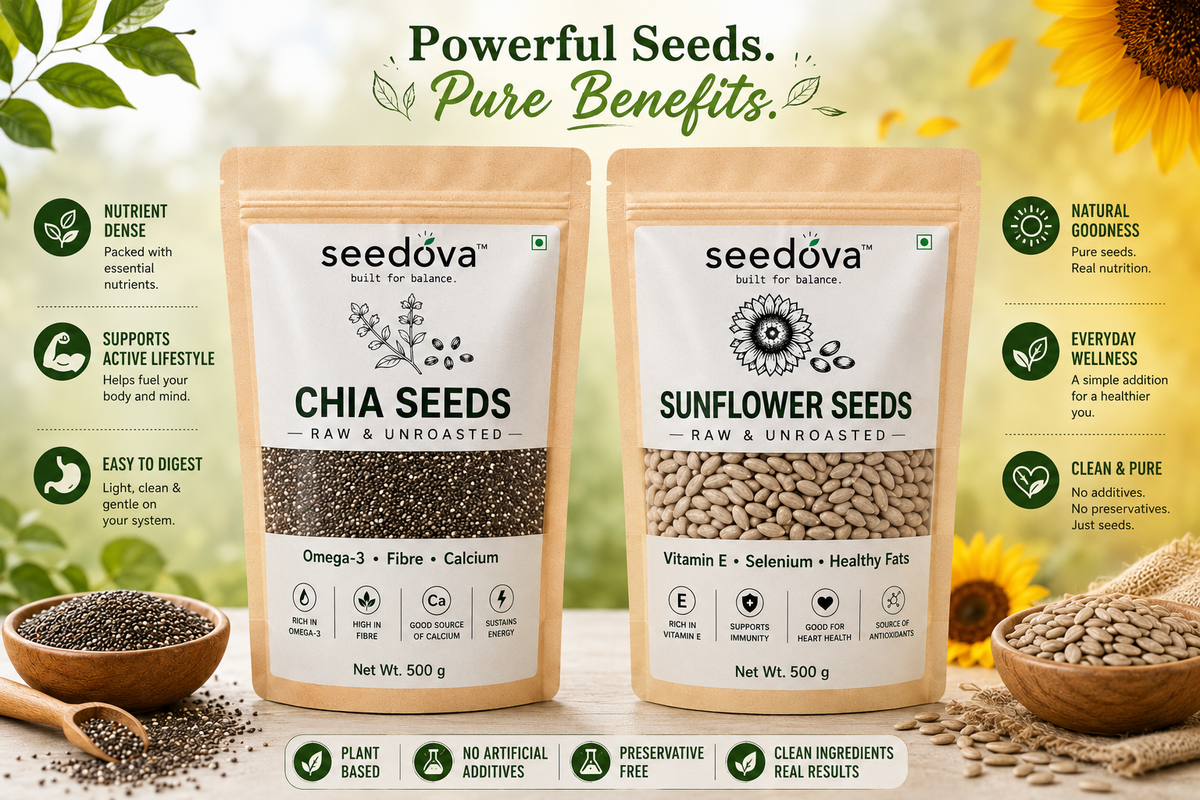 Chia + Sunflower Seeds Combo