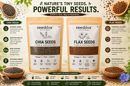 Chia + Flax Seeds Combo