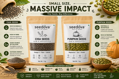 Chia + Pumpkin Seeds Combo