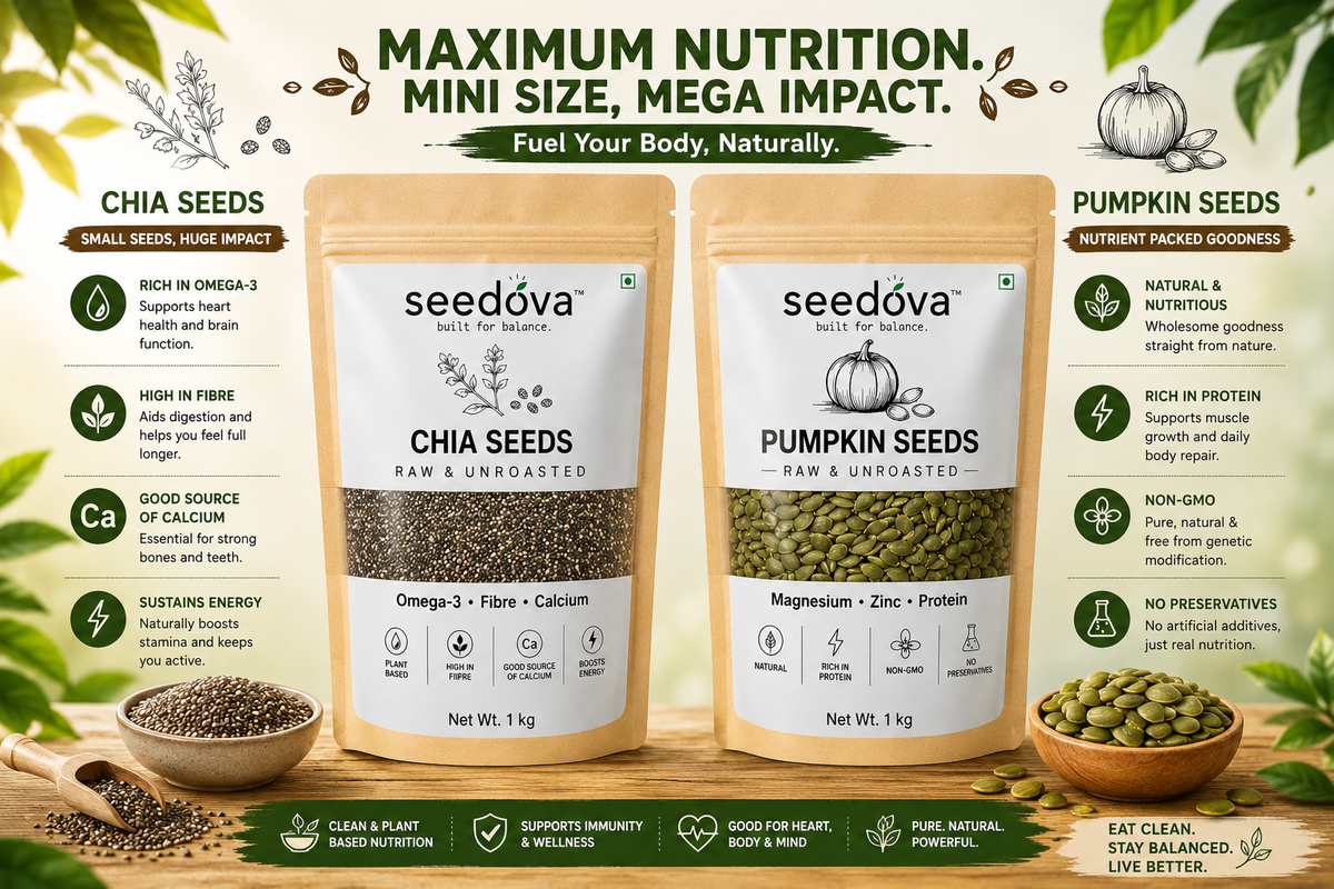 Chia + Pumpkin Seeds Combo